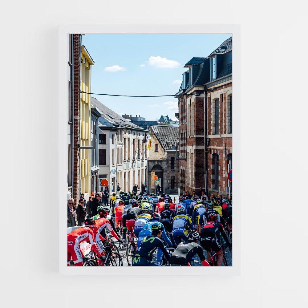 Poster La Course des Cyclistes – affiche Cyclisme (vue 3)
